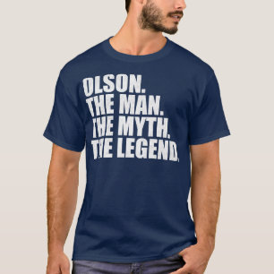 T-shirt Olson Nom de famille Olson nom de famille Olson no