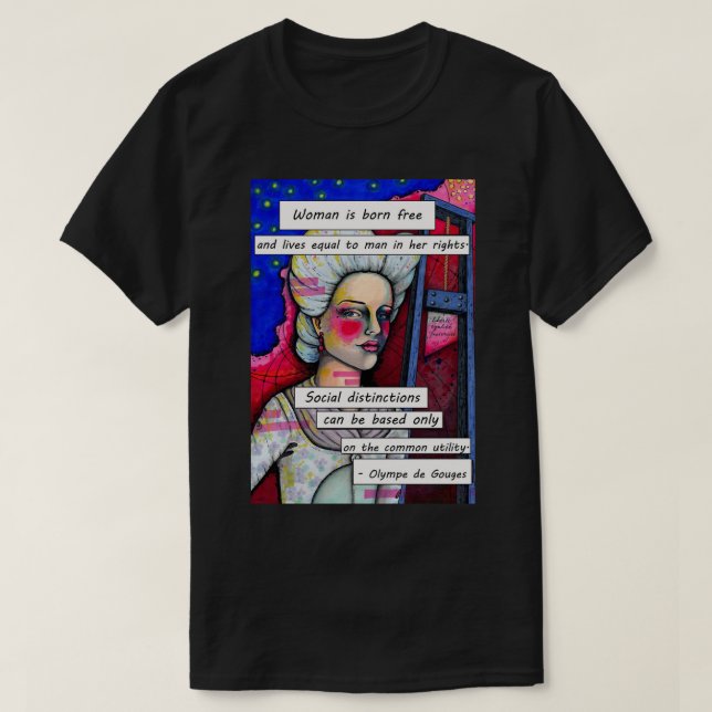 T-shirt Olympe de Gouges (Design devant)
