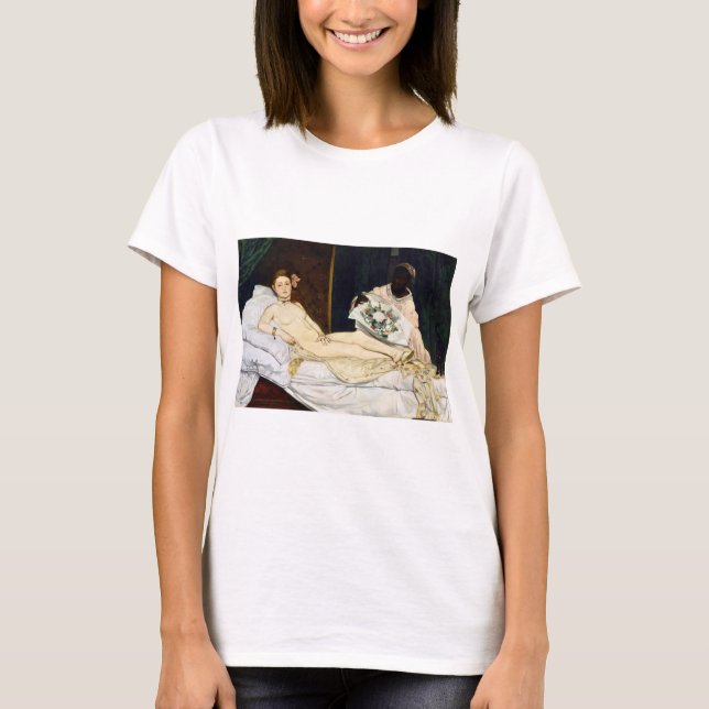 T-shirt Olympia, Edouard Manet, 1863 (Devant)