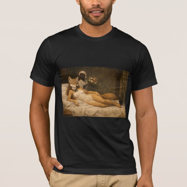 T-shirt Olympia fourrure (Devant)