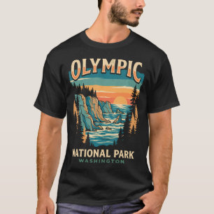 T-shirt Olympic Parc National de Washington Plein Air Natu