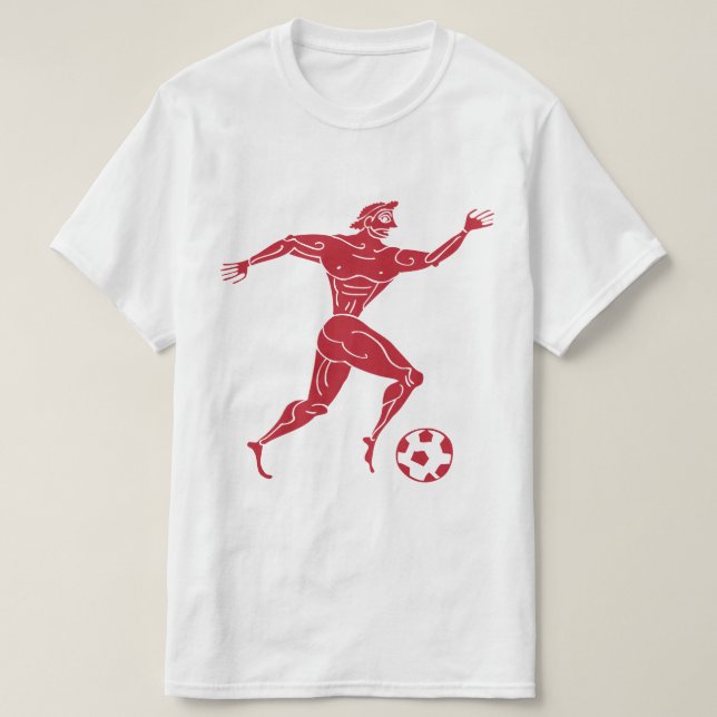 T-shirt Olympiens antiques modernes Football Football Dark (Design devant)
