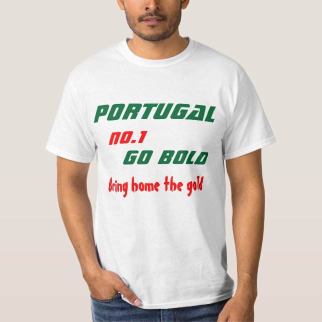 t-shirt olympique portugais (Devant)