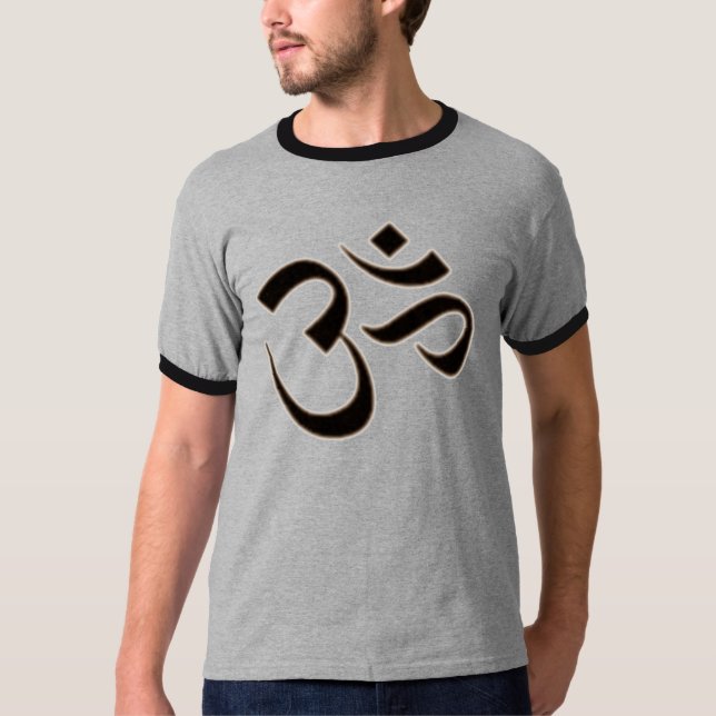 T-SHIRT OM - AUM - SYMBOLE BOUDDHISTE INDOU D'OHM (Devant)
