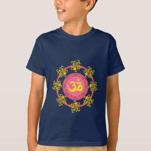 T-shirt Om avec des perles et des couleurs !