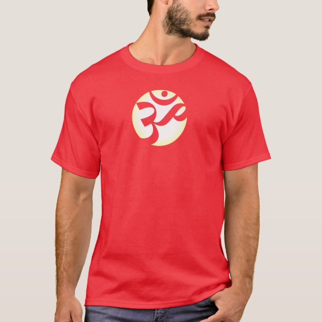 T-shirt OM (blanc) (Devant)