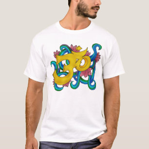 T-shirt OM handsketched coloré