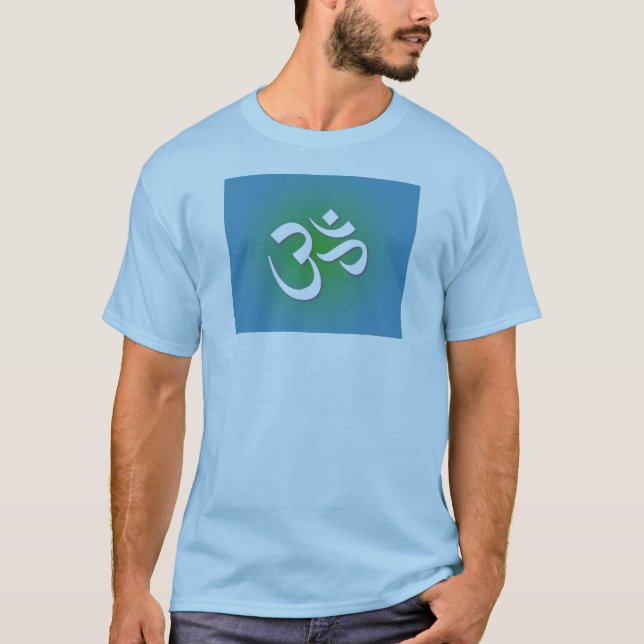T-shirt OM indou - symbole de méditation (Devant)