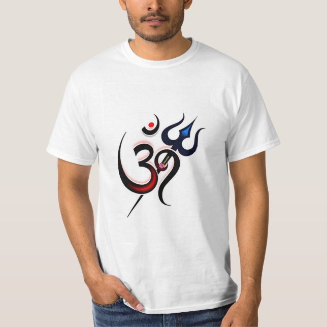 T-shirt Om Lord Symbole Sacré T-shirt""Divine Om Seigneur  (Devant)