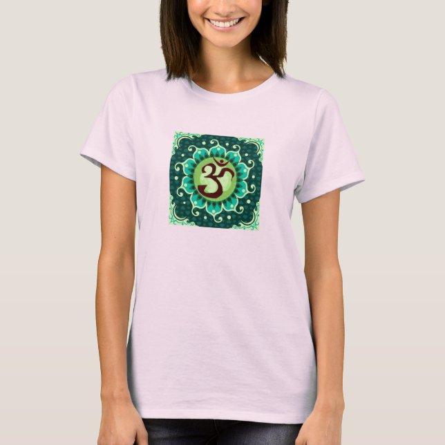 T-shirt om mandala (Devant)