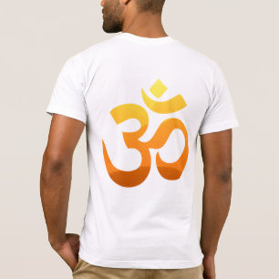 T-shirt Om Mantra Or Soleil Méditation Yoga