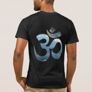 T-shirt Om Méditation Mantra Yoga Mens Avant Et Précédent