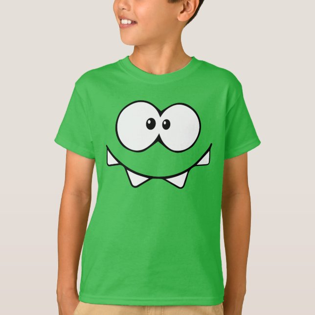 T-Shirt Om Nom Nom Visage (Devant)