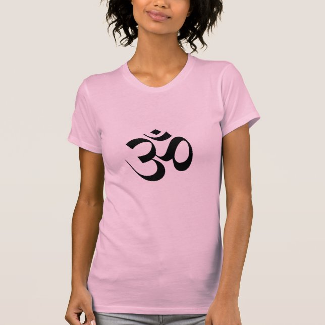 T-SHIRT OM - SANSCRIT POUR LA PAIX (Devant)