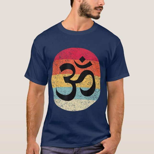 T-shirt Om Symbole Aum Ohm Hindu Zen Tantra Yoga Day Cadea (Devant)