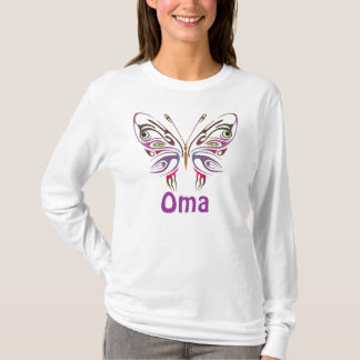 T-shirt Oma a personnalisé le papillon