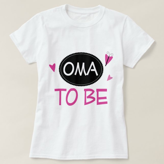 T-shirt Oma fier à être (Design devant)