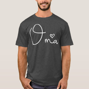 T-shirt Oma Grand-mère allemande Fête des mères Noël Bi