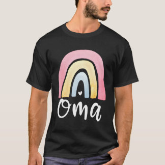T-shirt Oma Rainbow Pour Ger Grandma Grand