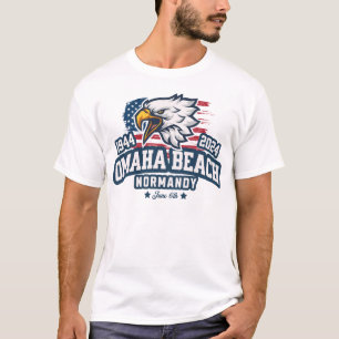 T-shirt Omaha Beach 1944 2024  D-Day 80 eme anniversaire 