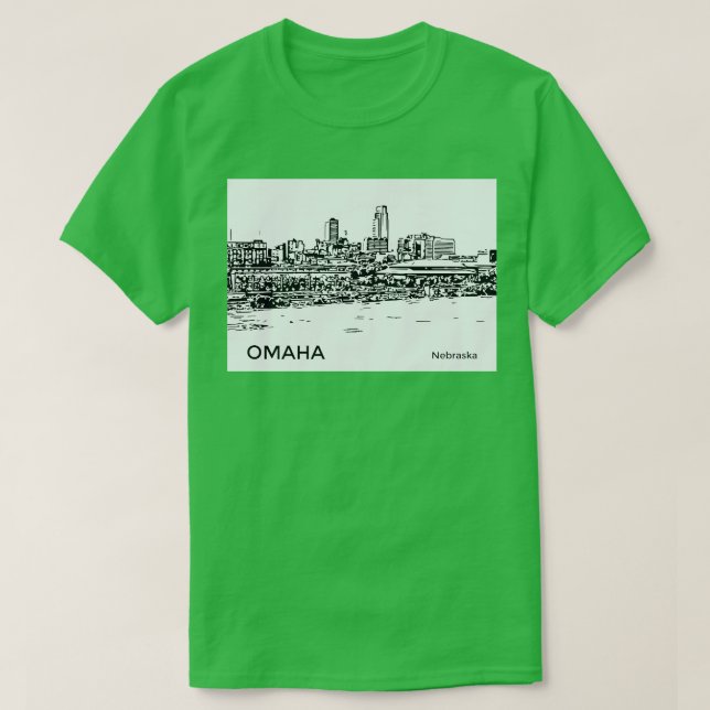 T-shirt Omaha Nebraska (Design devant)