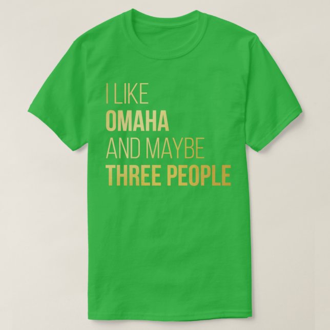 T-shirt Omaha Nebraska (Design devant)