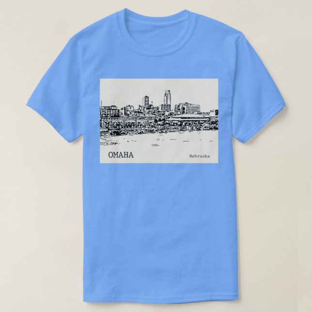 T-shirt Omaha Nebraska 2 (Design devant)