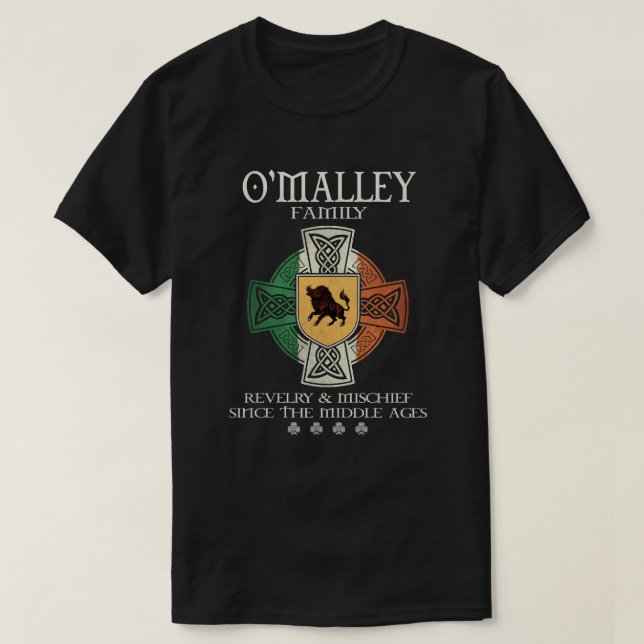T-shirt O'Malley Family Ireland O'Malley (Design devant)