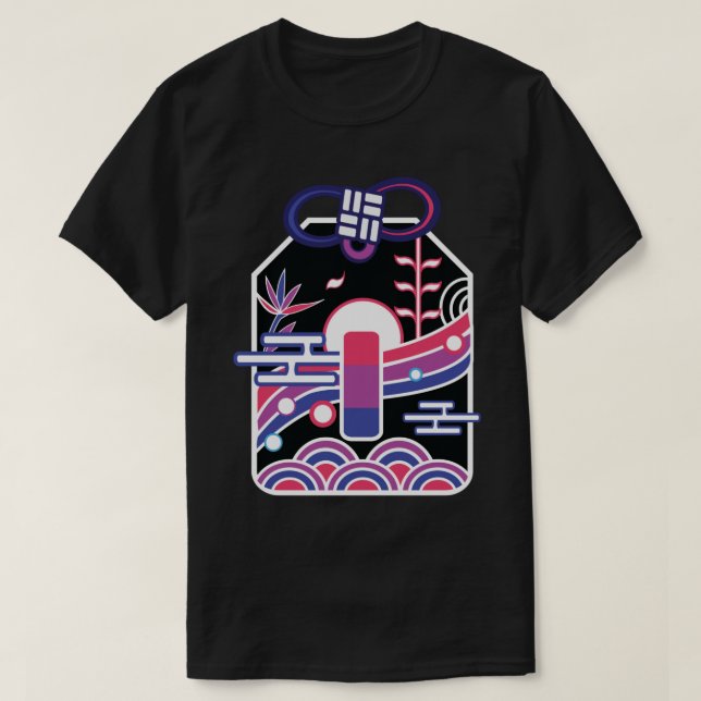 T-shirt Omamori bisexuel (Design devant)