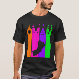 T-shirt Oman bulles colorées