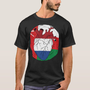 T-shirt Omani Oman Koningsdag Dutch Pays-Bas Heart Love