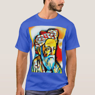 T-shirt Omar Khayyam Portrait Abstrait Omar Khayyam Artwor