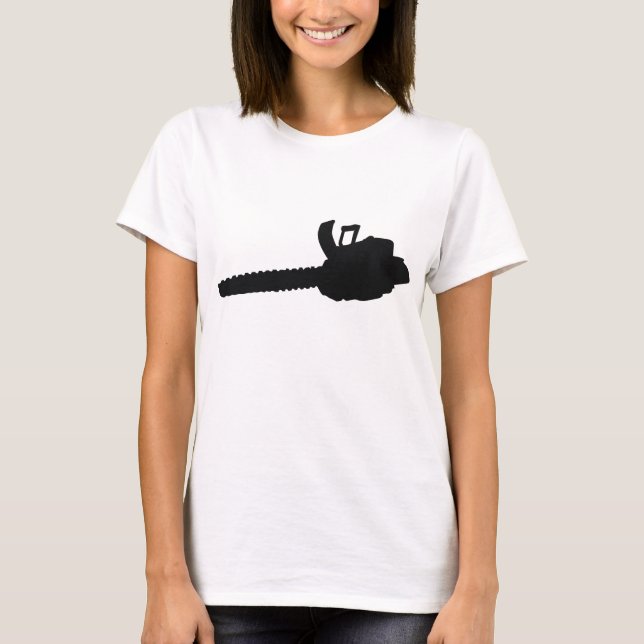 T-shirt ombre de tronçonneuse (Devant)