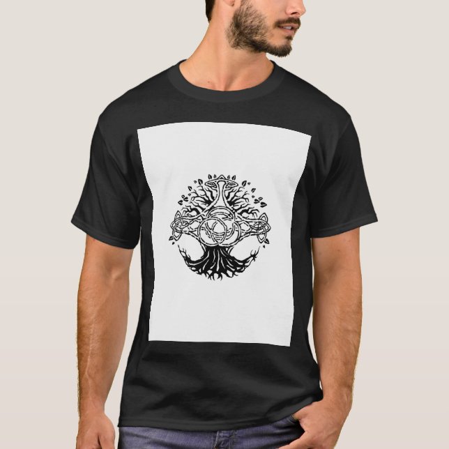 T-shirt Ombre d'Erdtree Elden conception artistique dorée  (Devant)