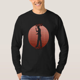 T-shirt Ombre des fléchettes dans un cercle rouge