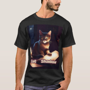 T-shirt Ombre du chat sage - Gardien des secrets