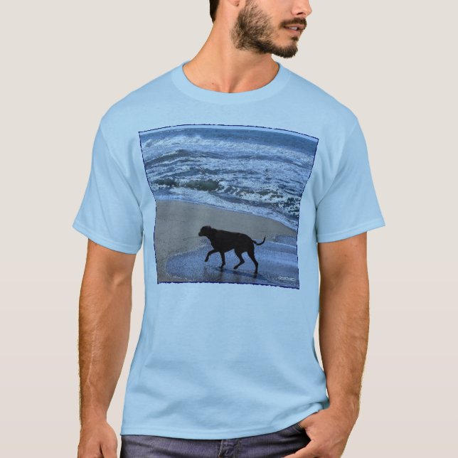 T-shirt Ombre d'un chien (Devant)