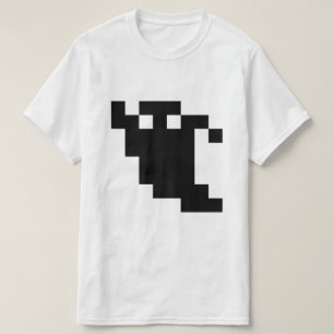 T-shirt Ombre fantôme de 8 bits Pixel