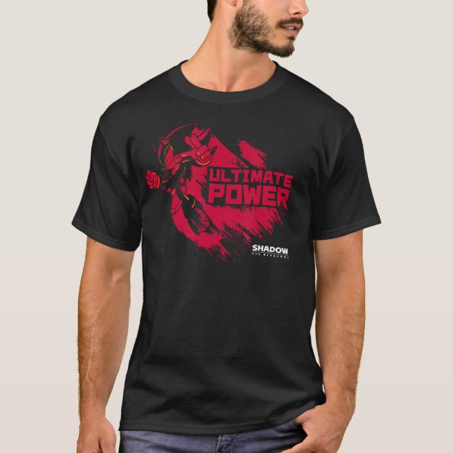 T-shirt Ombrer le hérisson - Puissance ultime (Devant)
