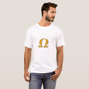 T-shirt Oméga grecque d'or - Symbole de la résistance