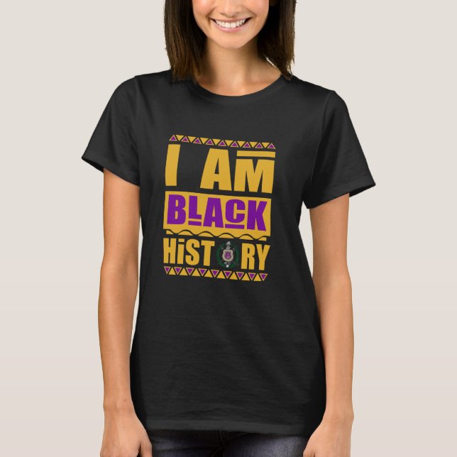 T-shirt Omega Psi Phi Fraternité Paraphernalia, Je Suis No (Devant)