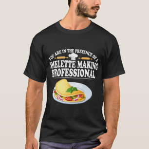 T-shirt Omelet Making Professional Oeufs Petit-Déjeuner C