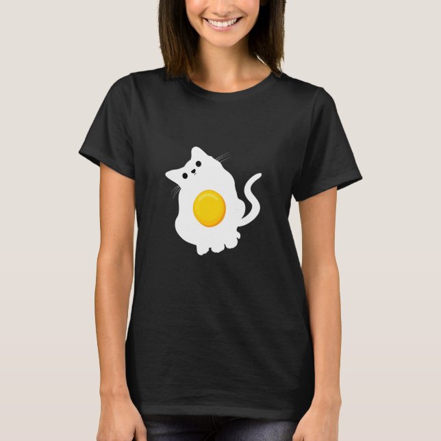 T-shirt Omelette Omelette Omelette Costume d'oeuf de chat (Devant)