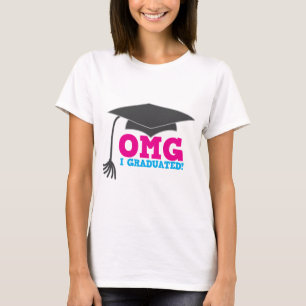 T-shirt OMG I REÇU UN DIPLÔME ! grand cadeau d'obtention