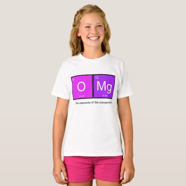 T-shirt OMg ! Les éléments de l'inattendu - Shirt V2 (Devant entier)
