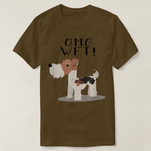 T-shirt OMG WFT Wire Fr Fr Terrier (Design devant)