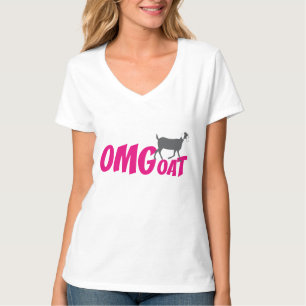 T-shirt OMGoat Nubian Chèvre les amateurs de chèvre OMG en