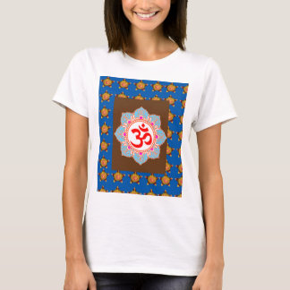 T-shirt OmMANTRA Mantra Art Temple Hinduisme Bouddhisme Bé