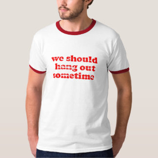 T-shirt On devrait traîner (sonnerie)