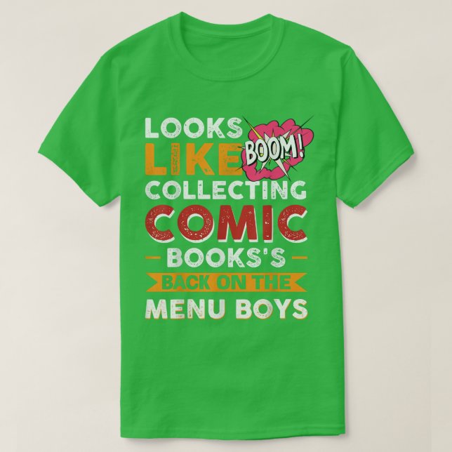 T-shirt On dirait Collectionner le dos des bandes dessinée (Design devant)